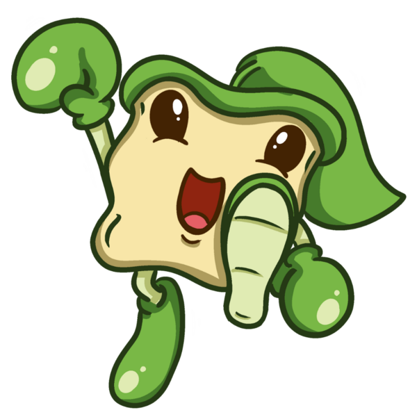 Akar’s leaf mascot